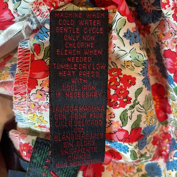 Vintage Ralph Lauren Bodycon Floral Strappy Dress, Size 2 - Picture 7 of 9